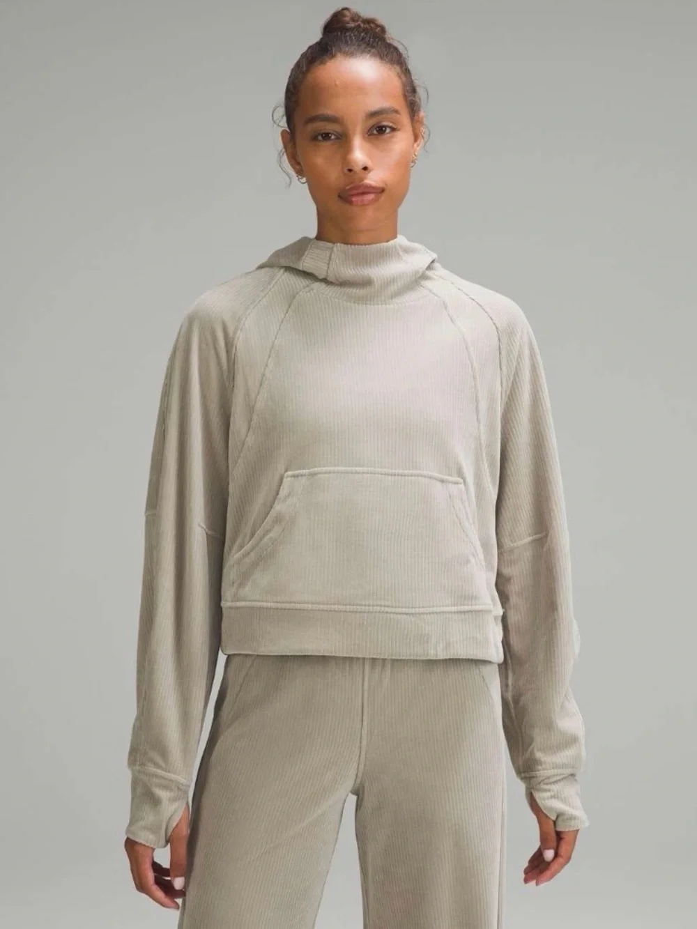 Lululemon Scuba Oversized Hoodie *Velvet Cord Riverstone